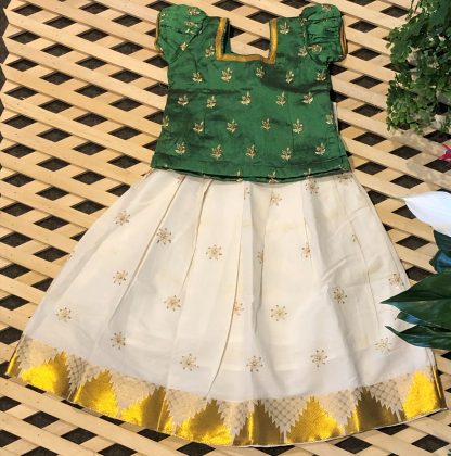 Girls Kerala Pattu Pavadai