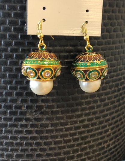 Minakari Jhumkas