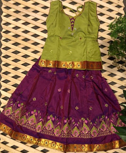 Girls Pattu Pavadai