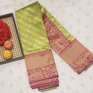 Green and Purple Saree