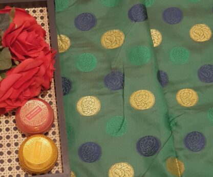 Purple and Green Saree - Image 2